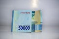 Rupiah Indonesian`s money in 50000