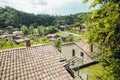 RUPIT and PRUIT, SPAIN - JULY, 2020: Views of the town of Rupit i Pruit - Catalan medieval town