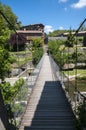 Rupit suspension bridge Royalty Free Stock Photo