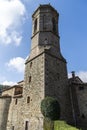 Rupit village. Sant Miquel church. Catalonia. Spain