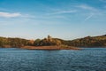 Rur Reservoir, Panoramic view of the Rur Lake in autumn