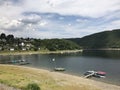 The Rur river in the Eifel National Park Germany