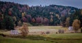 Rural autumn landscape ,France Royalty Free Stock Photo