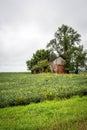 A Rural Barn, Winterset, Madison County, Iowa Royalty Free Stock Photo