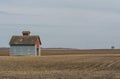 Rural barns in the field.