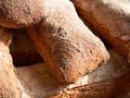 Rural bread on Provence market