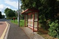 Rural British Bus Stop