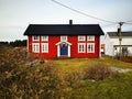 Rural buildings on the Norwegian coast