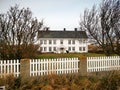 Rural buildings on the Norwegian coast