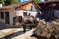 In rural Bulgaria few people in the village have cars,