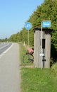 Rural bus shelter Royalty Free Stock Photo