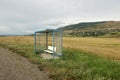 Rural bus stop