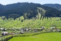 Rural Carpathian landscape Romania Royalty Free Stock Photo