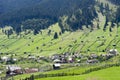 Rural Carpathian landscape Romania Royalty Free Stock Photo