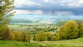 Rural Carpathian landscape Romania Royalty Free Stock Photo