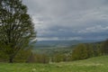 Rural Carpathian landscape Romania Royalty Free Stock Photo