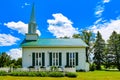 rural church building worship religious christian spiritual landscape Royalty Free Stock Photo