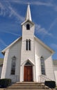 Rural Church, Ohio, USA Royalty Free Stock Photo