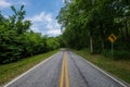 Rural Country York County Pennsylvania Farmland, on a Summer Day Royalty Free Stock Photo