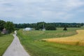 Rural Country York County Pennsylvania Farmland, on a Summer Day Royalty Free Stock Photo