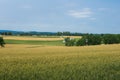 Rural Country York County Pennsylvania Farmland, on a Summer Day Royalty Free Stock Photo