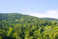 Rural courtyard of Ukrainian Hutsuls Royalty Free Stock Photo