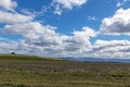 Rural Dry Winter Vegetation Blue Cloudy Sky Wilderness Landscap