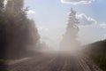 rural dusty road Royalty Free Stock Photo