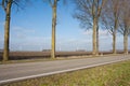 Rural Dutch landscape with windturbines