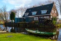 Rural Dutch scenery in Zaanse Schans village