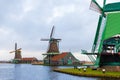 Rural Dutch scenery in Zaanse Schans village