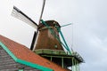 Rural Dutch scenery in Zaanse Schans village