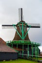 Rural Dutch scenery in Zaanse Schans village