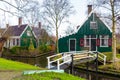 Rural Dutch scenery in Zaanse Schans village