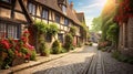 rural english village Royalty Free Stock Photo