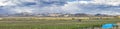 Rural farming landscape near Panguitch in the Mormon area in Utah