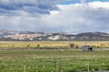 Rural farming landscape near Panguitch in the Mormon area in Utah