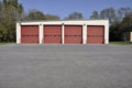 Rural firehouse garage Royalty Free Stock Photo