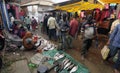 A rural fish market in Howrah, West Bengal,India.