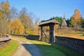 Rural gate in maramures Royalty Free Stock Photo