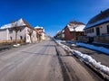 Rural German village view