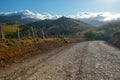 Rural gravel road