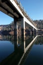 Rural Highway Bridge Royalty Free Stock Photo