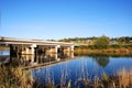 Rural Highway bridge Royalty Free Stock Photo