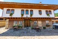 Rural hotel in the Bulgarian mountain village of Zheravna Royalty Free Stock Photo