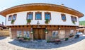 Rural hotel in the Bulgarian mountain village of Zheravna Royalty Free Stock Photo