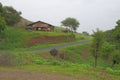 Rural house in nature