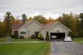 Rural House in Foliage Royalty Free Stock Photo