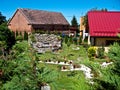 Rural house and garden