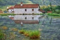 Rural House Reflection, Montenegro Royalty Free Stock Photo